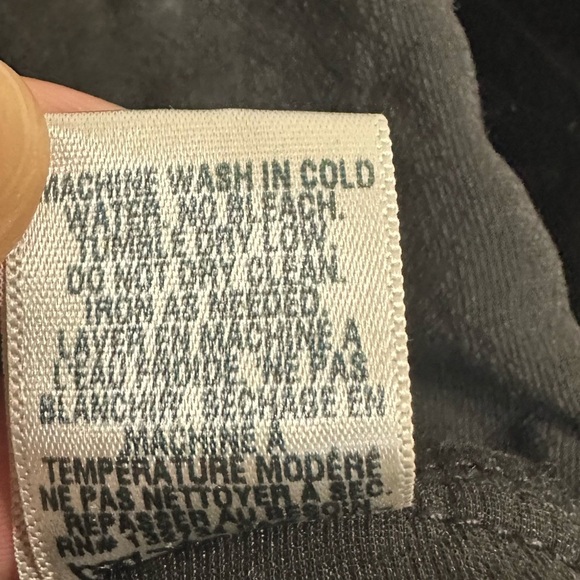 Bella Dahl Black Velvet Short Sleeve Blouse Elegant  Size M - Picture 10 of 14